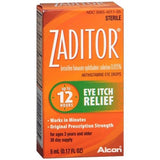 Zaditor Antihistamine Eye Drops, Ketotifen Fumarate 0.025%, Allergy Itch Relief, Sterile, 0.17 oz - 00065401105 - LL Medico