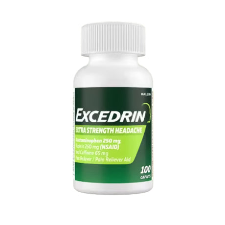 Excedrin Extra Strength Pain Relief Caplets, Acetaminophen 250 mg / Aspirin 250 mg / Caffeine 65 mg