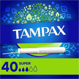 Tampax Super Absorbency Unscented Tampons with Cardboard Applicator