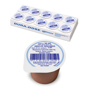 Pharma Tek Milk of Magnesia Oral Suspension, Magnesium Hydroxide 400 mg / 5 mL, Spearmint Flavor, 30 mL - 00121043130 - LL Medico