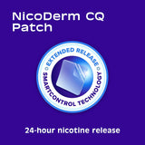 NicoDerm CQ Nicotine Transdermal System Clear Patches, Step 2, 14 mg - 00135019502 - LL Medico