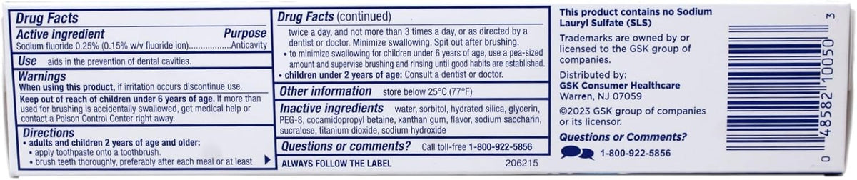 Biotène Fluoride Toothpaste, Fresh Mint, 4.3 oz