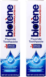 Biotène Fluoride Toothpaste, Fresh Mint, 4.3 oz