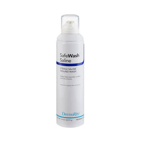 Safe n Simple SafeWash Irrigation Solution, Sterile, Sodium Chloride 0.9%, 7.1-ounce Spray Can - 00245 - LL Medico