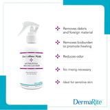 DermaRite's DermaKlenz PLUS Wound Cleanser - Spray Bottle, 8 oz.