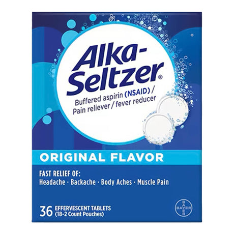 Alka-Seltzer Original Antacid Effervescent Tablets, Aspirin 325 mg