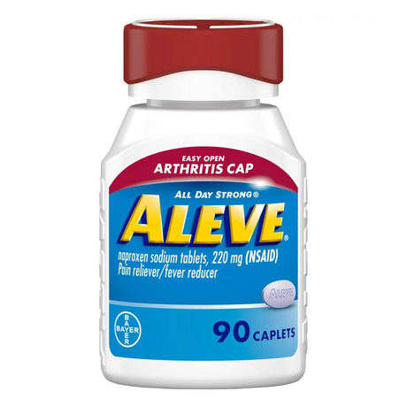 Aleve Easy Open Arthritis Cap Caplets, Naproxen Sodium 220 mg, Pain Relief