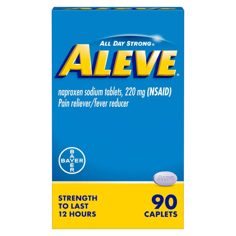 Aleve Liquid Gels, Naproxen Sodium 220 mg, Pain Reliever Capsules