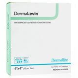 Dermarite DermaLevin Foam Dressing with Border, Waterproof Hydrocolloid Adhesive, Sterile - 00280E - LL Medico
