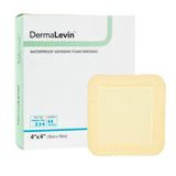 Dermarite DermaLevin Foam Dressing with Border, Waterproof Hydrocolloid Adhesive, Sterile - 00280E - LL Medico