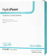 Dermarite HydraFoam Hydrophilic Foam Dressing, Sterile, Nonadhesive, 4 x 4.25" - 00295E - LL Medico
