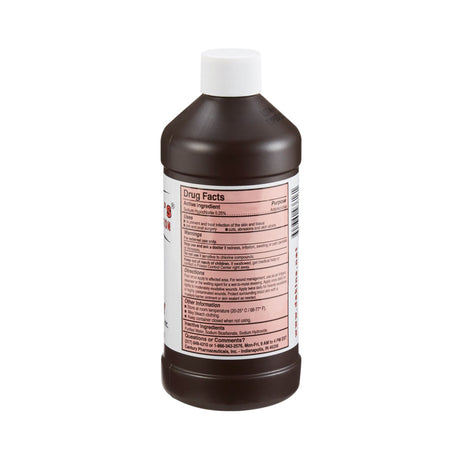 Dakin's Solution Half Strength, Antimicrobial Wound Cleanser, Nonsterile, 16 oz - 00436093616 - LL Medico