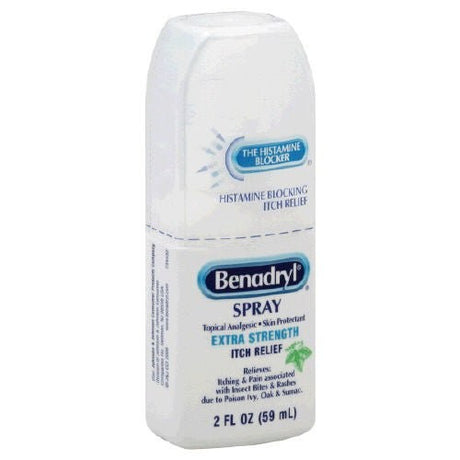 Benadryl Extra Strength Itch Cooling Spray, 2% - 0.1%, 2 oz