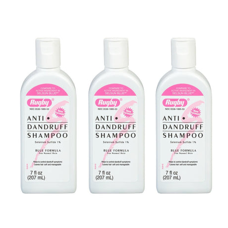 Rugby Anti-Dandruff Shampoo, Selenium Sulfide 1%, 7 fl oz