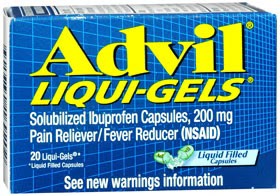 Advil Liqui-Gels Pain Relief, Ibuprofen 200 mg, Capsule
