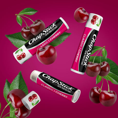 ChapStick Classic Cherry Skin Protectant Lip Balm, 0.15 oz Stick