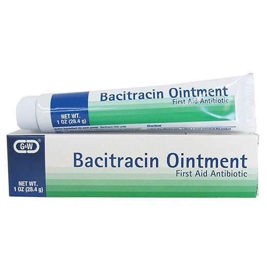 G & W Bacitracin, First Aid Antibiotic Ointment, 1 oz Tube - 00713028031-Single - LL Medico