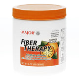 Major Fiber Therapy Methylcellulose Fiber Supplement Powder, Orange Flavor, 16 oz - 00904567516 - LL Medico