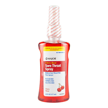 Major Phenol Sore Throat Relief, 1.4% Oral Spray, 6 oz - 00904630521 - LL Medico