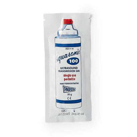 Aquasonic Ultrasound Gel Packet, High Viscosity, NonSterile, 20 Gram