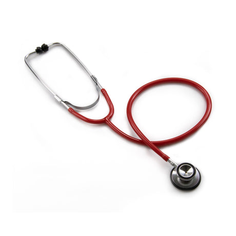 McKesson Dual-Head Stethoscope, Red, 22" Tube