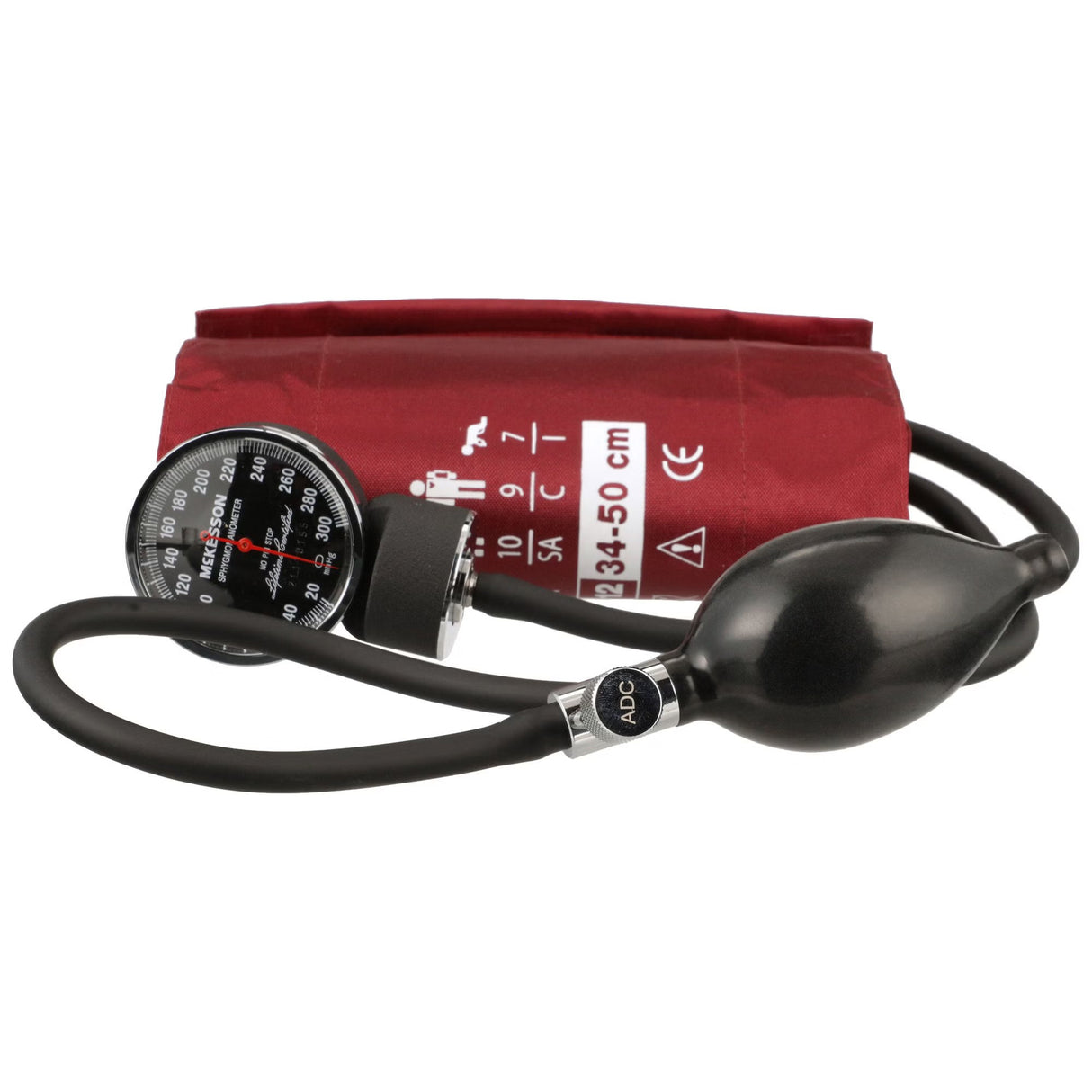 McKesson Lumeon Aneroid Sphygmomanometer with Cuff, Large Adult