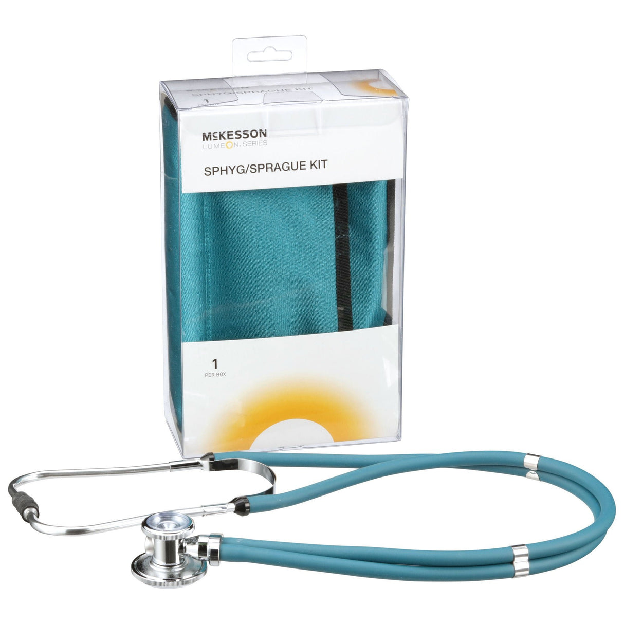McKesson Sphyg/Sprague Kit, Aneroid Sphygmomanometer and Stethoscope, Adult Cuff, 23-33 cm