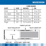 McKesson Aneroid Sphygmomanometer, Pocket, Adult Cuff, 23 - 40 cm