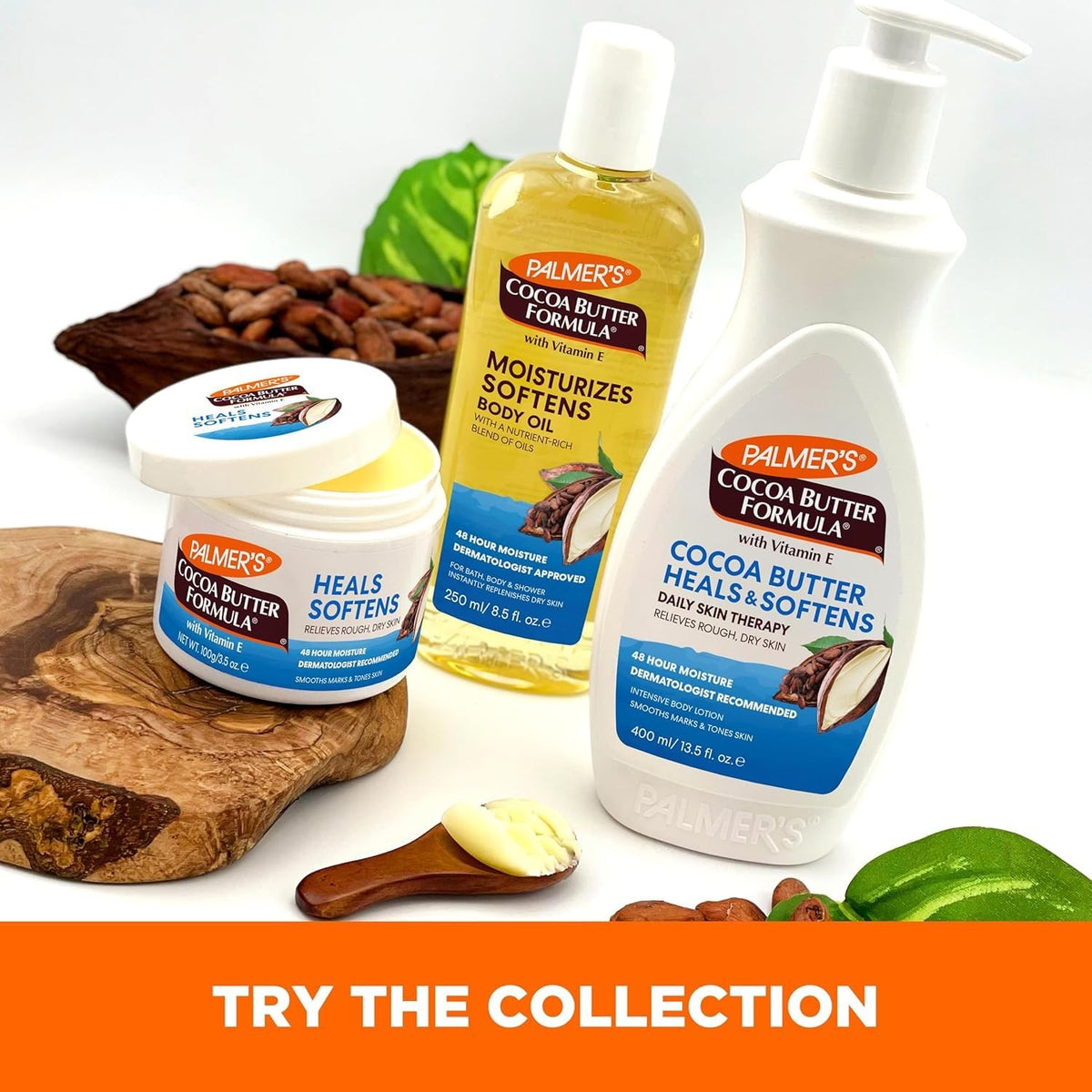 Palmers Cocoa Butter Formula with Vitamin E Body Lotion Pump Bottle, 13.5 fl oz