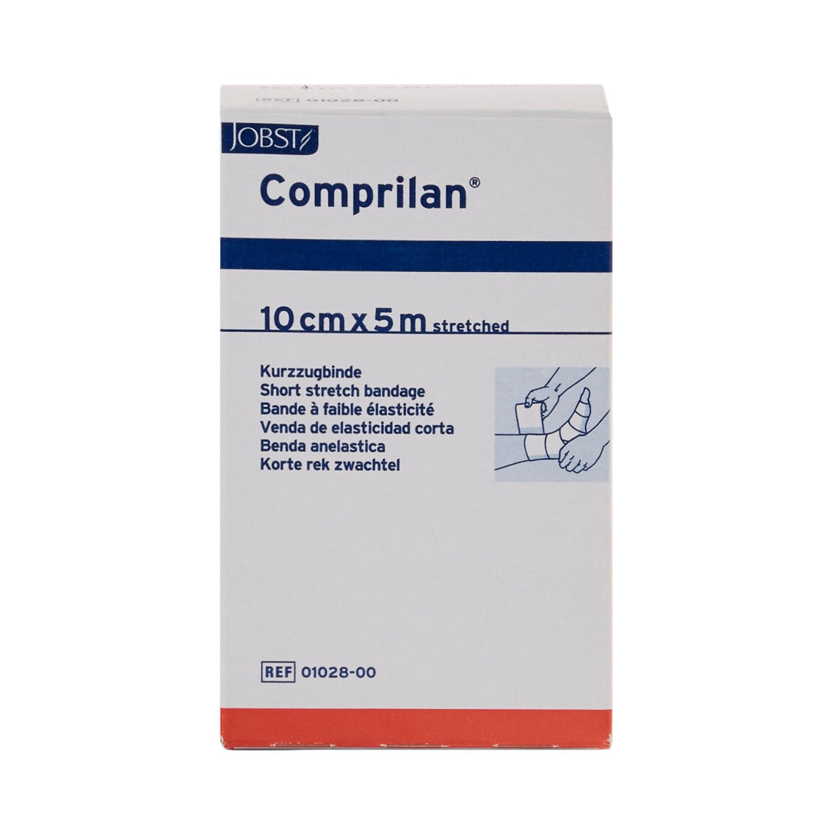 Comprilan Compression Bandage, Clip Detached Closure, Tan, Cotton, NonSterile - LL Medico