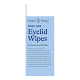 Foster & Thrive Rinse-Free Eyelid Wipes, Hypoallergenic, Gentle Cleansing - 01093995820 - LL Medico