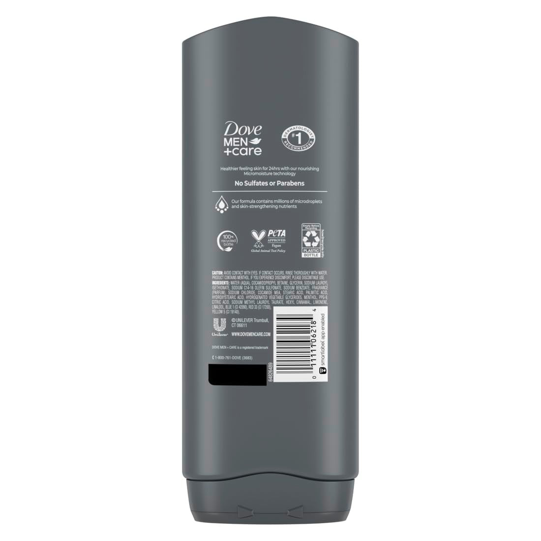 Dove Men+Care Body and Face Wash, Extra Fresh, 13.5 fl oz