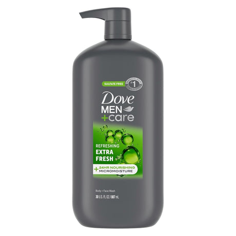 Dove Men+Care Body and Face Wash, Extra Fresh, 13.5 fl oz
