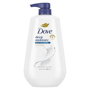 Dove Deep Moisture Body Wash, Scented, 30.6 fl oz