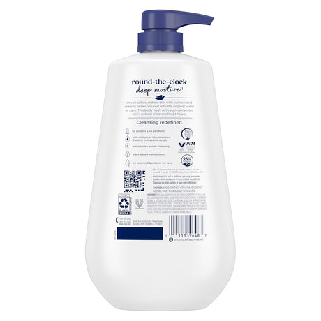 Dove Deep Moisture Body Wash, Scented, 30.6 fl oz