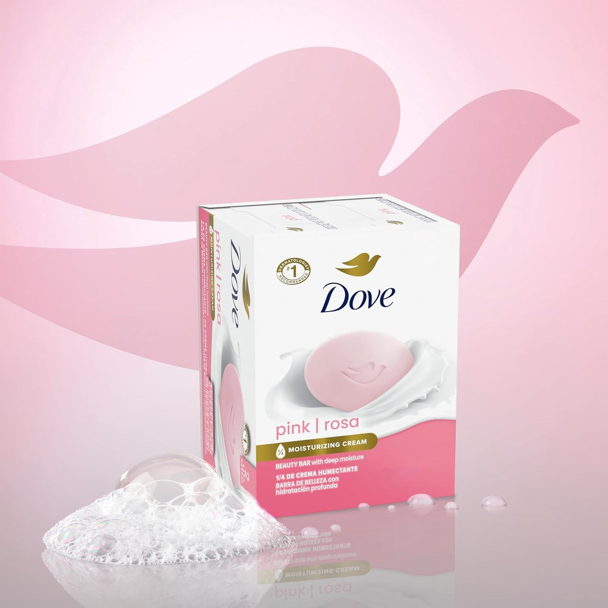 Dove Pink Beauty Bar, 3.75 oz