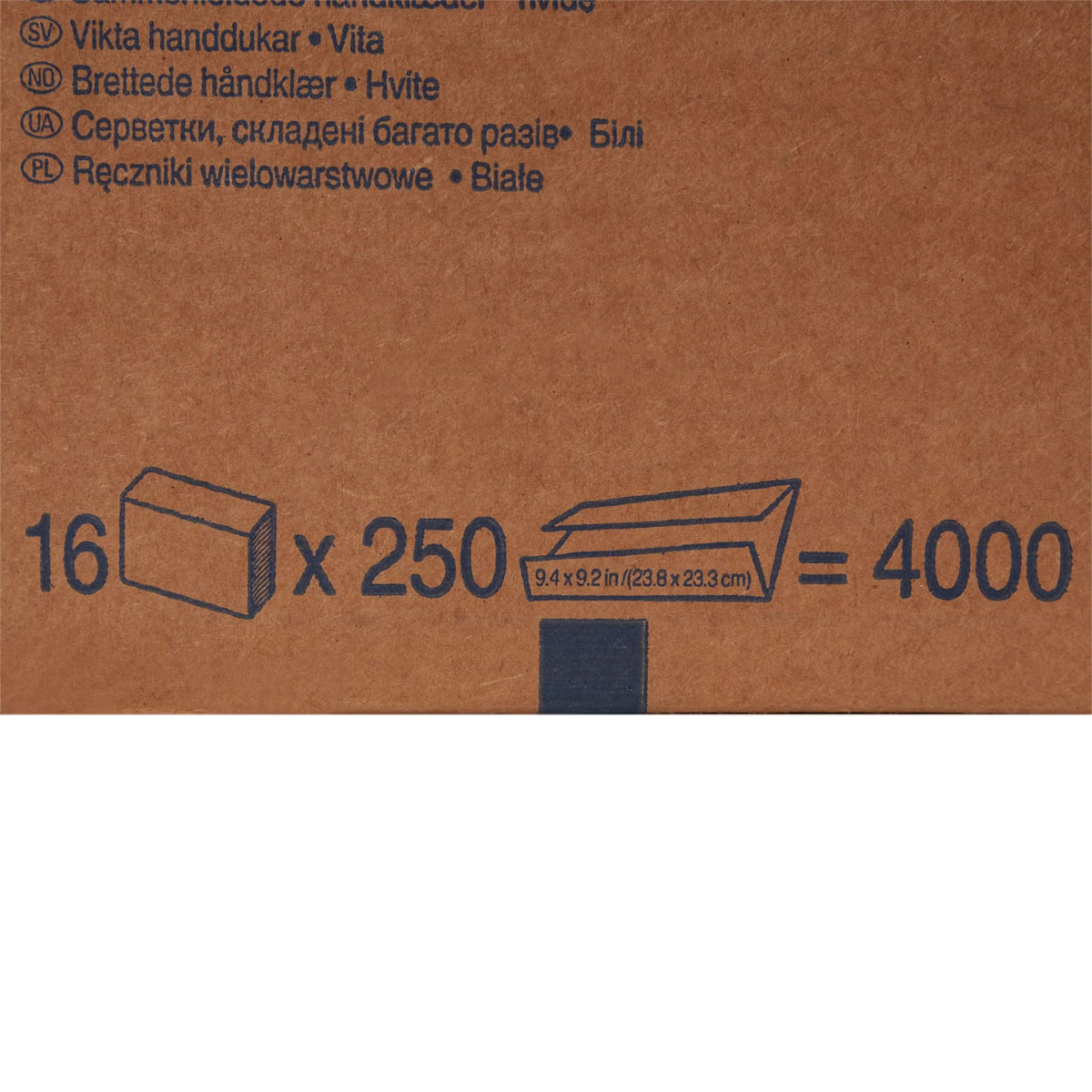 Tradition Multi-Fold Paper Towel, White, Paper, 9.2" x 9.4" - 01840 - LL Medico