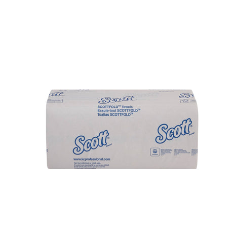 Scott Scottfold Paper Towel, Multi-Fold, White, Paper, 8.1" x 12.4"