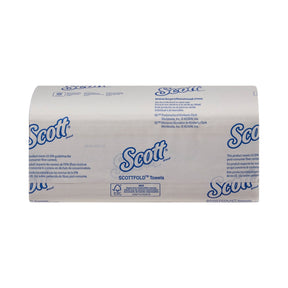 Scott Scottfold, Multi-Fold Paper Towels, White, Paper, 9.4" x 12.4" - 01980 - LL Medico