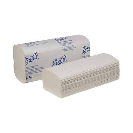 Scott Scottfold, Multi-Fold Paper Towels, White, Paper, 9.4" x 12.4"
