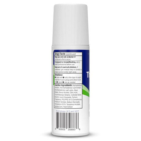 Theraworx Relief for Muscle Cramps Roll-On, Magnesium Sulfate 6X HPUS, 2.5 oz