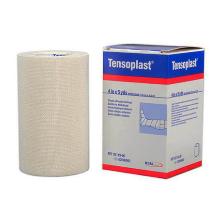 Tensoplast Elastic Adhesive Bandage, No Closure, White, NonSterile, Medium Compression, 5 Yard - LL Medico