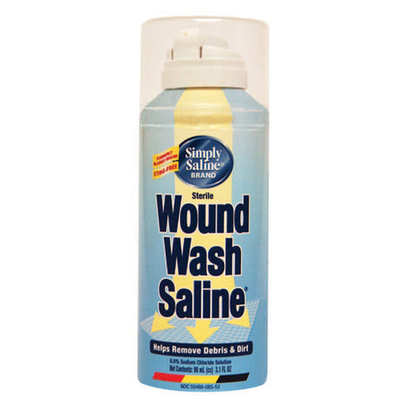 Arm & Hammer Simply Saline Wound Wash Spray, Sterile, 3.1 fl oz (90 mL) - 02260008553 - LL Medico
