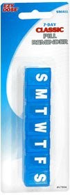 Ezy Dose 7-Day Pill Organizer, Small, Single Dose - 02571567004 - LL Medico
