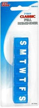 Ezy Dose 7-Day Pill Organizer, Small, Single Dose - 02571567004 - LL Medico