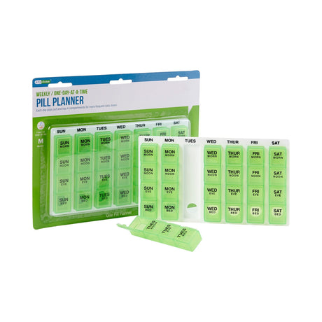 One-Day-At-A-Time Pill Organizer, Medium, 7 Day 4 Dose - 02571567124 - LL Medico