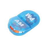 EZY Dose Pocket-Size Pill Organizer, 1 Day 2 Dose, 0.625" x 1.75" x 3" - 02571567433 - LL Medico