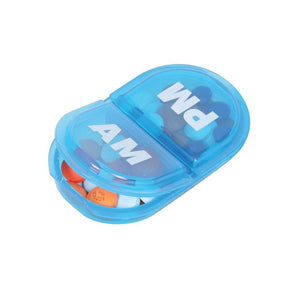 EZY Dose Pocket-Size Pill Organizer, 1 Day 2 Dose, 0.625" x 1.75" x 3" - 02571567433 - LL Medico