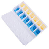 Ezy Dose Weekly 7-Day AM/PM Pill Organizer, X-Large, 2-Dose - 02571567705 - LL Medico