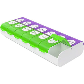 Ezy Dose Weekly 7-Day AM/PM Pill Organizer, X-Large, 2-Dose - 02571567705 - LL Medico